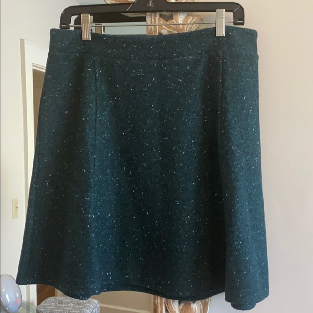 Loft skater skirt teal